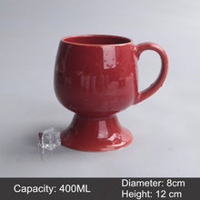 Load image into Gallery viewer, Mug Ceramic Milk Cup Of Tea Porcelain Coffee Mugs Salad Cup With Handle Xicara Caneca Tazas Para Cafe Free Shipping