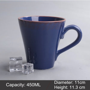 Mug Ceramic Milk Cup Of Tea Porcelain Coffee Mugs Salad Cup With Handle Xicara Caneca Tazas Para Cafe Free Shipping
